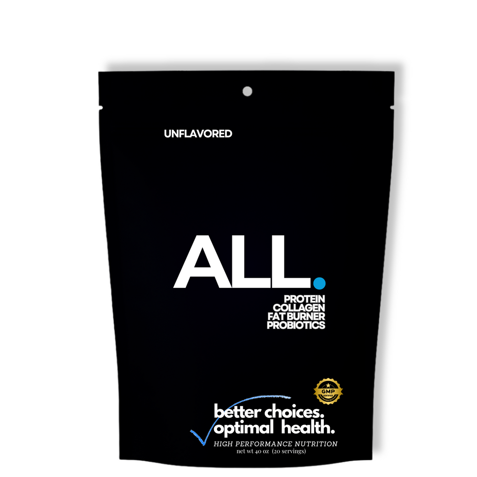 ALL: This all-in-one blend combines premium collagen, MCTs, protein isolates, digestive enzymes, prebiotic fiber, and probiotics to support muscle recov…