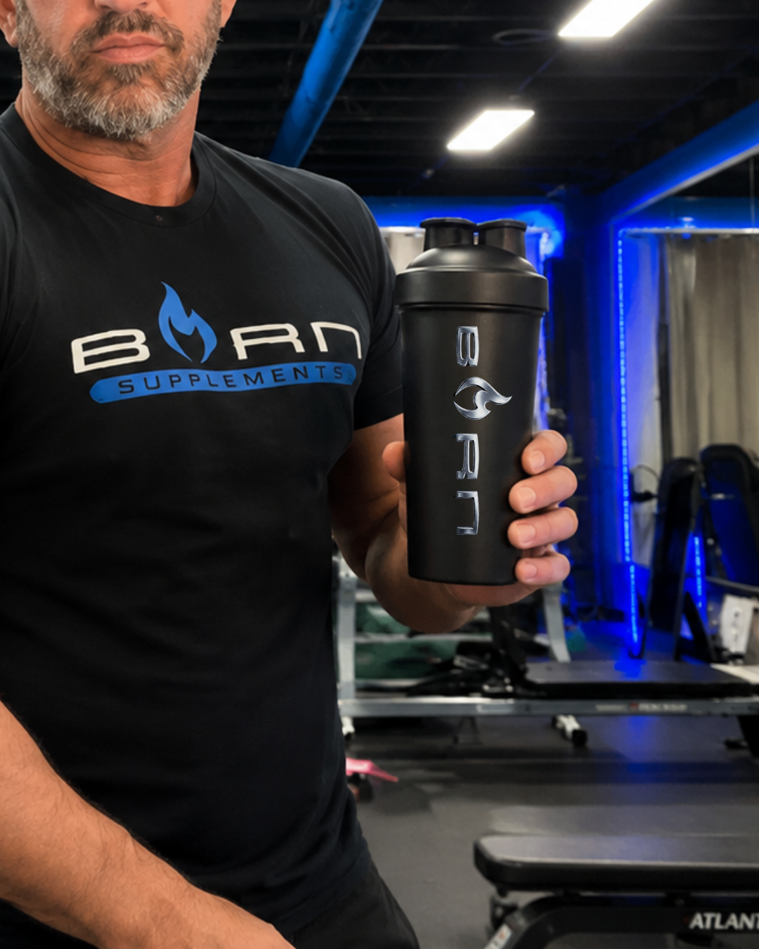 BURN Stainless Steel Shaker Bottle – 750ml