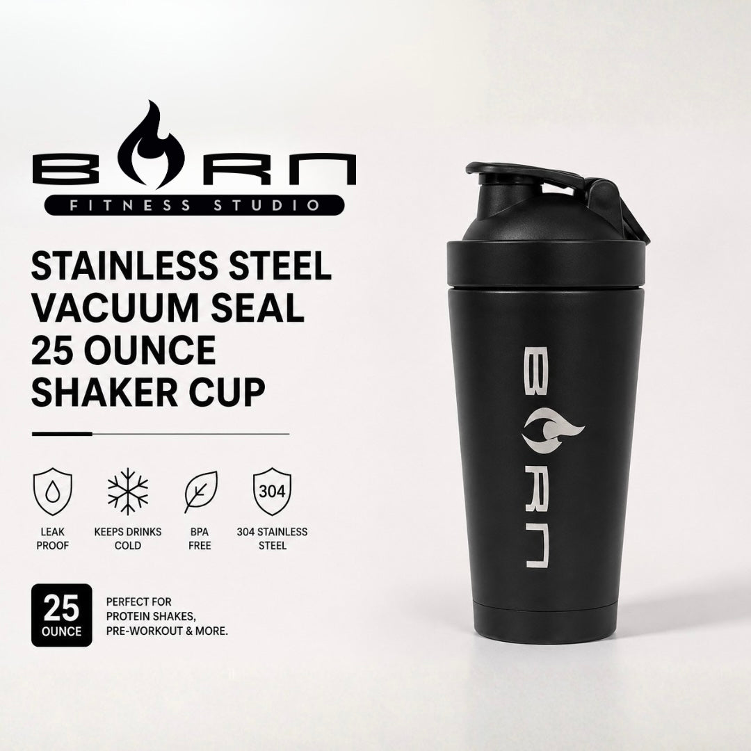 BURN Stainless Steel Shaker Bottle – 750ml