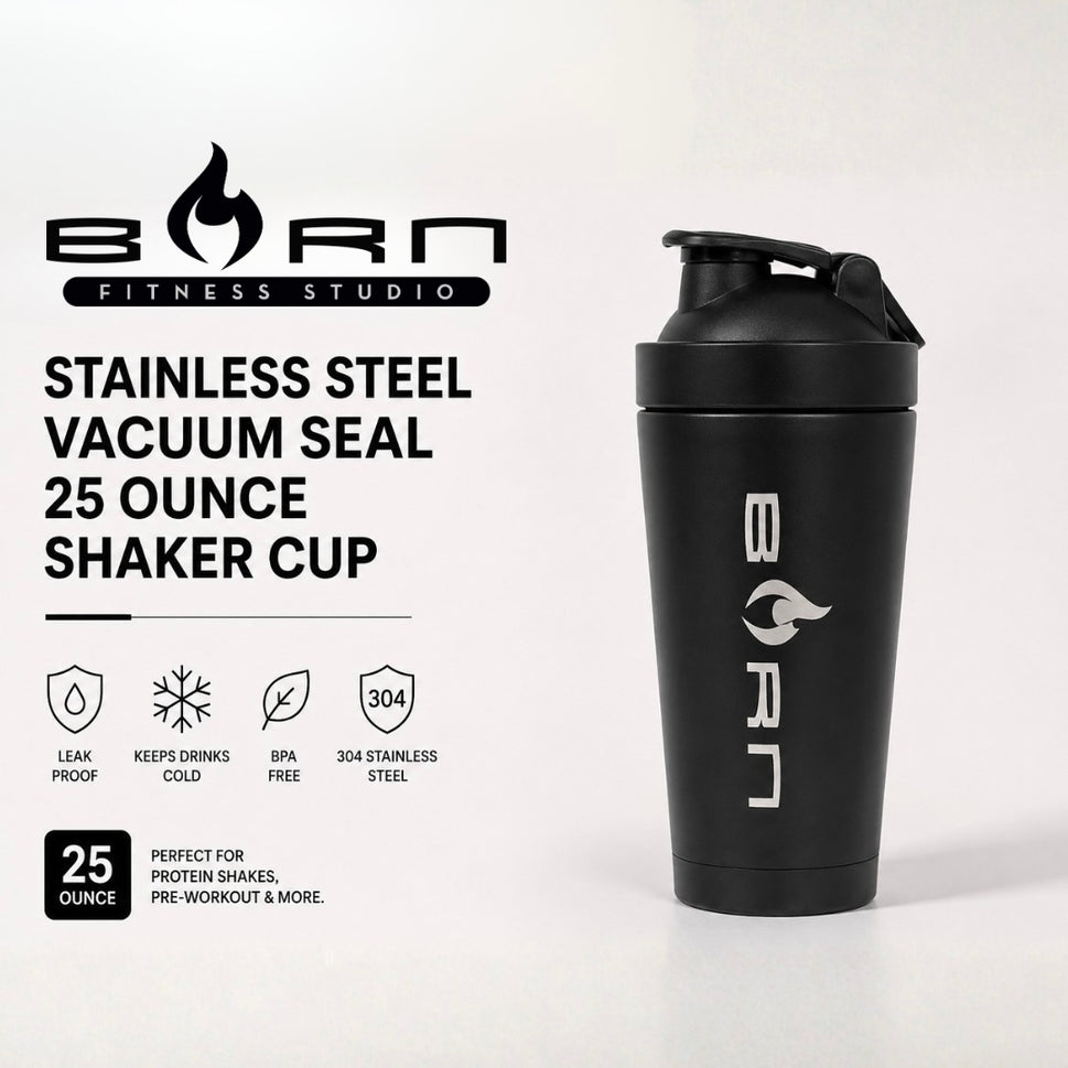 BURN Stainless Steel Shaker Bottle – 750ml