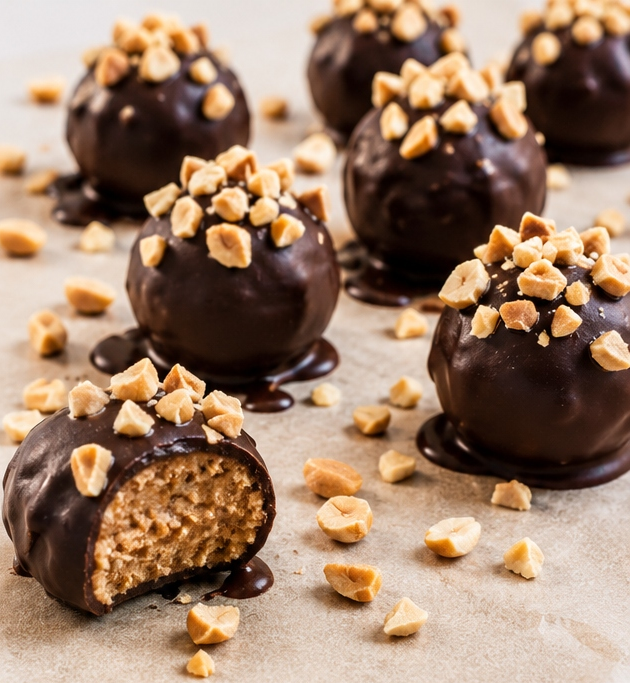 Chocolate Almond Protein Recovery Bites